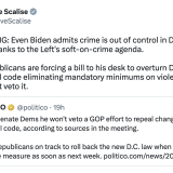 BREAKING: Even Biden admits crime is out of control in Democrat-run cities thanks to the Left's soft-on-crime agenda.