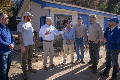 Scalise Tours Hurricane Helene Damage in Asheville 4