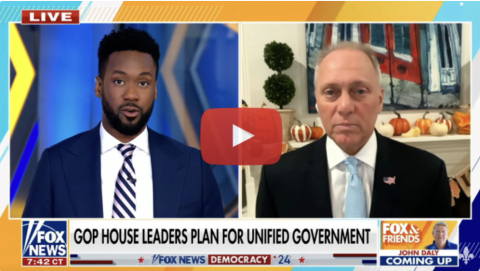 Scalise: House Republicans are Ready for Trump’s First 100 Days