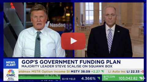 Scalise Previews DOGE Meeting