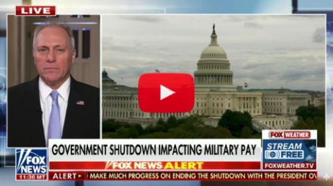 Scalise: Dire Need for Democrats to Reopen Government