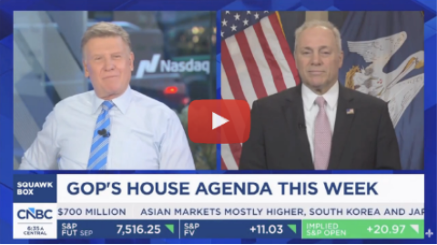 Scalise: House Republicans Advance Agenda to Strengthen Affordability, Security, and Trust