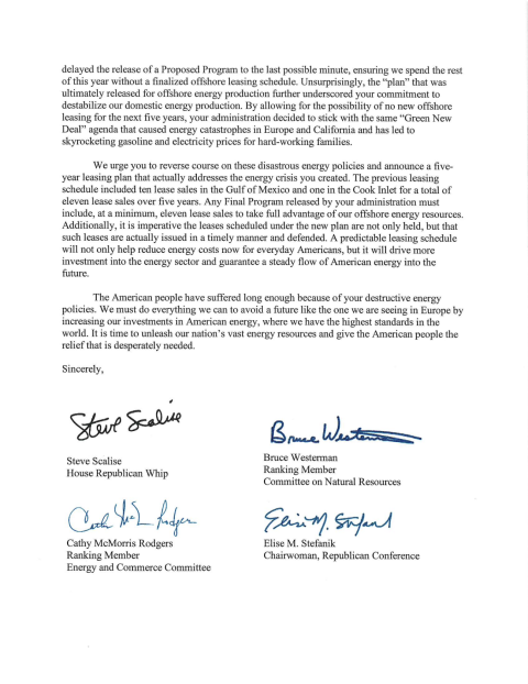 five year plan letter page two 