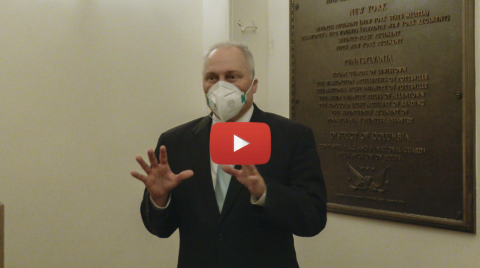 Scalise Returns to Capitol