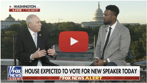 Leader Scalise Discusses The House Speaker Race, The Border, & Israel