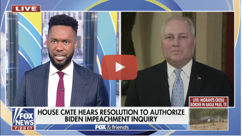Scalise: With Impeachment Inquiry Vote, House GOP is Voting to Get All Facts Out