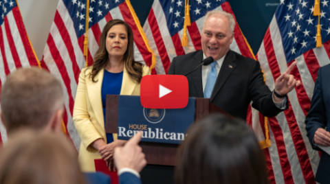 Leader Scalise at Stakeout Talks National Police Week, the Border, and the Debt Ceiling