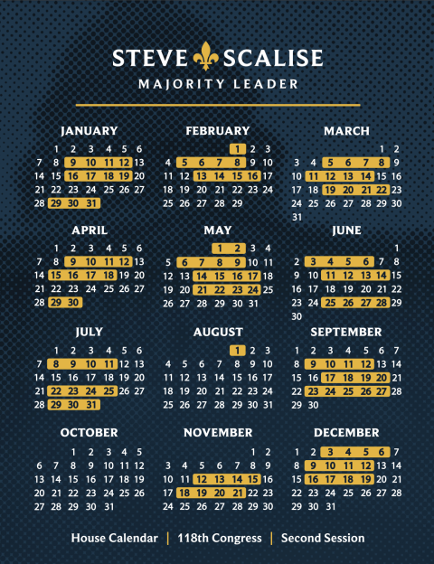 House Calendar 2024