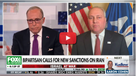 Scalise: Releasing Funds to Iran is an Attack on Israel and Our Troops