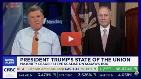 Scalise on SOTU: The American People Saw Who Stands with Them