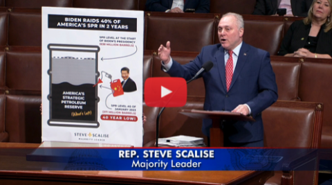 Scalise: Stop SPR Sales to CCP