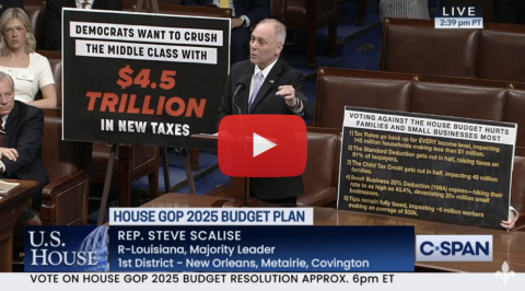 Scalise: Democrats Voted for a Tax Hike on Middle Class Americans 