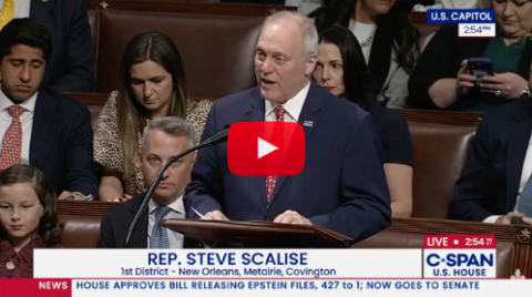 Scalise Honors Longtime Chief of Staff Brett Horton