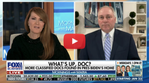 Scalise on Fox Business Network’s Mornings with Maria 